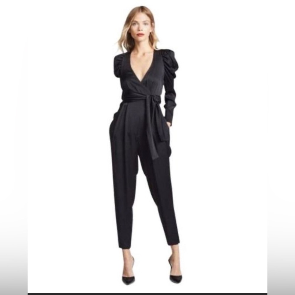 ALC Silky Puff Sleeve Jumpsuit